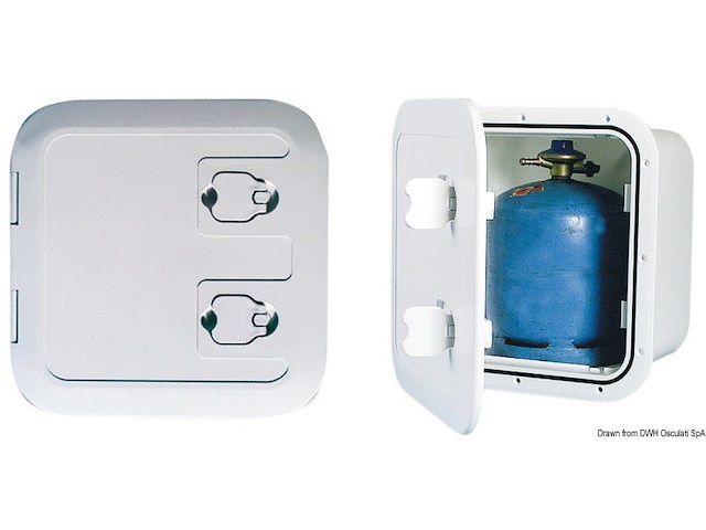 Gavone per bombole gas ventilazione remota