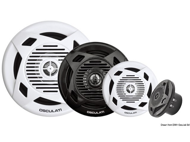 Coppia di casse a doppio cono 3'' 2x20 W bianche