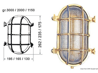 Lampada tartaruga ovale 195 x 262 mm