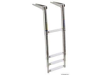 Scaletta inox telescopica 4 gradini