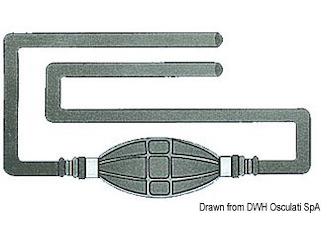 Tubo carburante senza attacchi 3 m