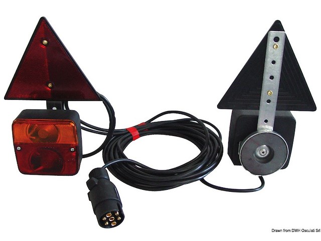 Kit luci LED fissaggio magnetico freccia dinamica