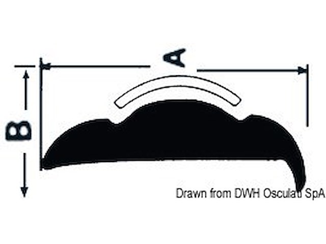 Base pesante PVC bianco per 44.480.20