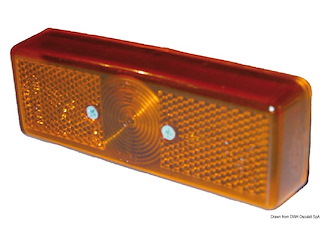 Fanale d'ingombro catadiottro arancio