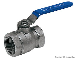 Saracinesca sfera ottone 3/4"