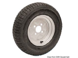 Ruote pneumatiche carrelli alta velocità 4,5/10"