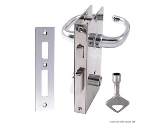 Serratura dx senza maniglia