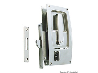 Serratura porte scorrevoli con blocco