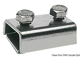 Morsetto inox cavo 2/6 mm Sfusi con cavallotto