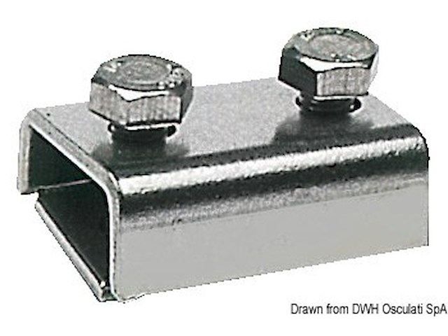 Morsetto inox cavo 2/6 mm Sfusi con cavallotto