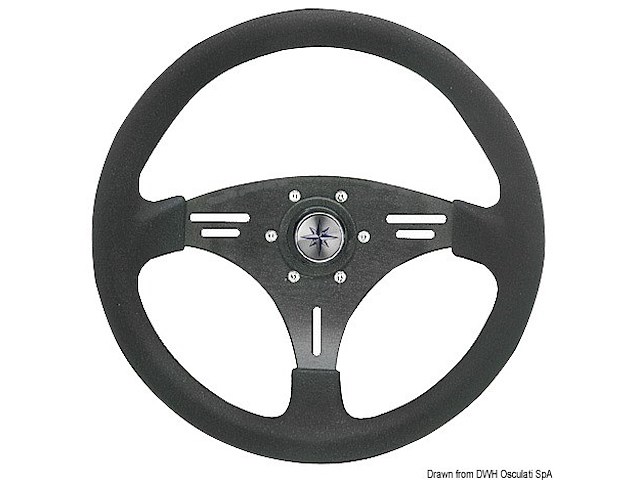 Volante Manta nero 355 mm