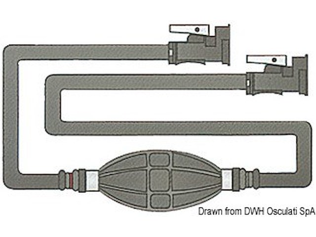 Tubazione Mercury 2 innesti femmina
