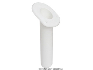 Portacanne polipr. ovale UV stab. bianco 240 mm