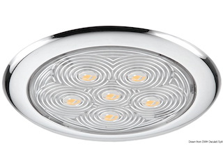 Plafoniera 6 LED luce bianca