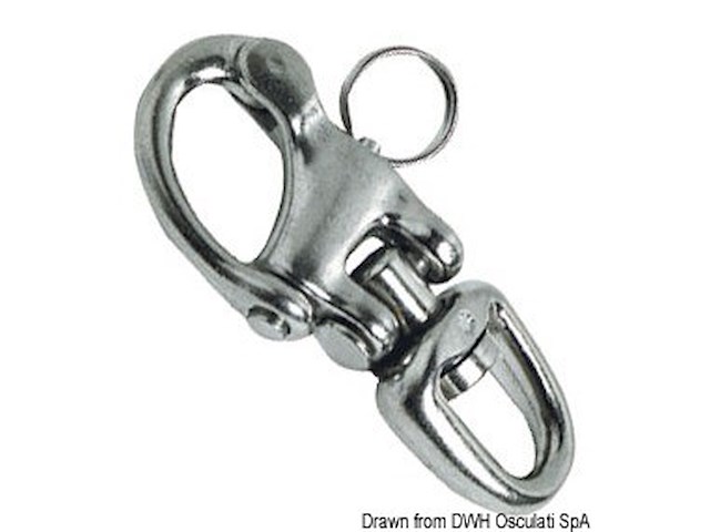 Moschettone inox spinnaker 82 mm