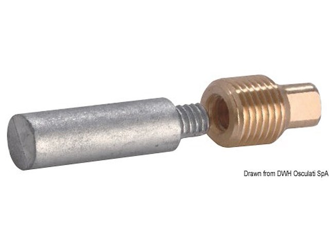 Anodo Volvo 67 mm x Ø 1/2’’ BSPT