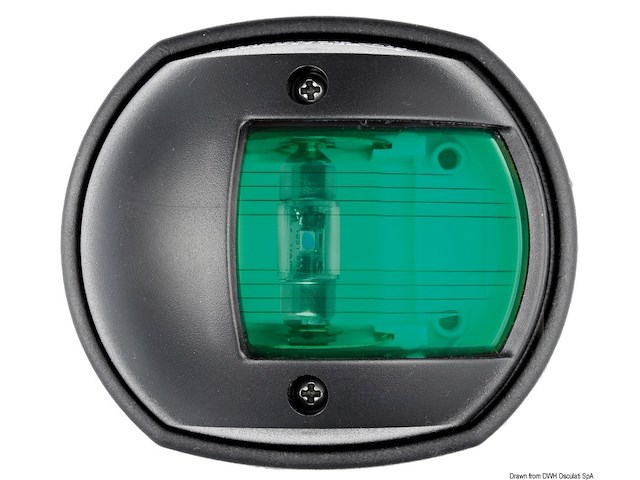 Fanale a led destro carcassa nera