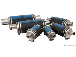 Silenziatore di scarico diam. 51 mm