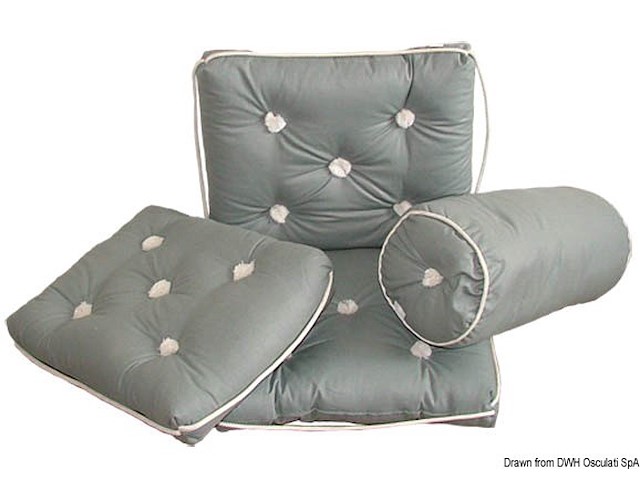 Cuscino semplice grigio 430 x 350 mm