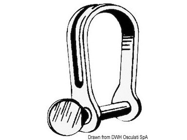 Grillo inox stampato corto 4 mm