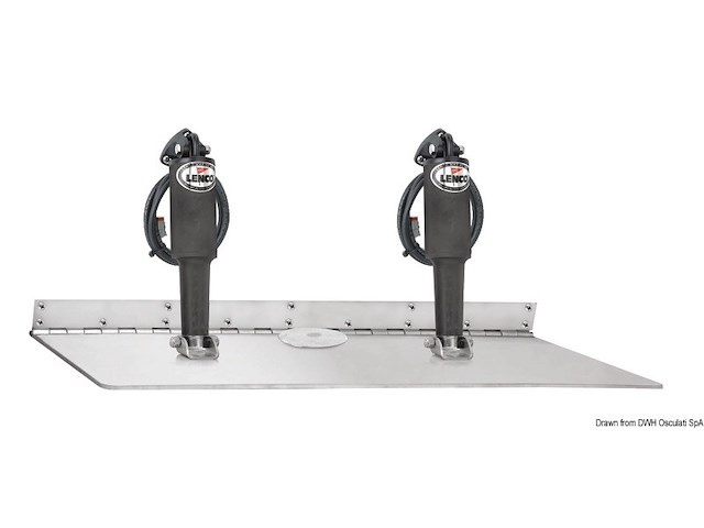 Kit flap Lenco Super 24 V doppio attuatore