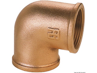 Gomito 90° F-F in bronzo 2" 1/2
