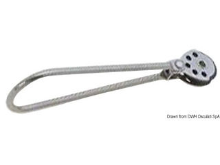 Anello trapezio con bozzello