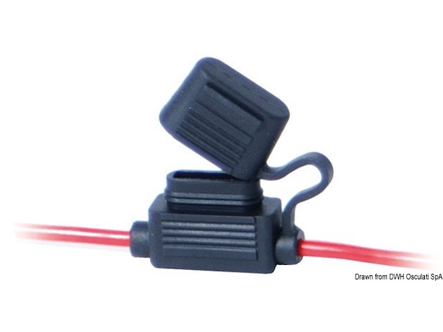 Portafusibili a lamella 2 fili