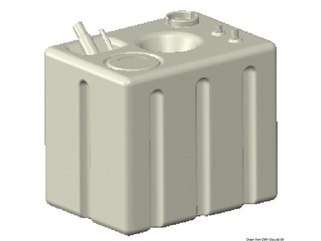 Serbatoio carburante modulare orizzontale  164 l