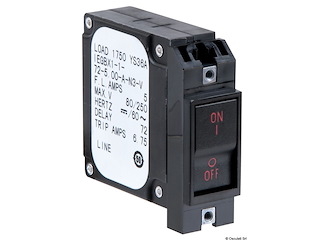 Interruttore con levetta a filo verticale 50 A