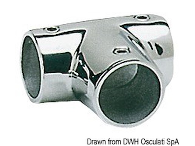 Giunto inox T 90° 30 mm