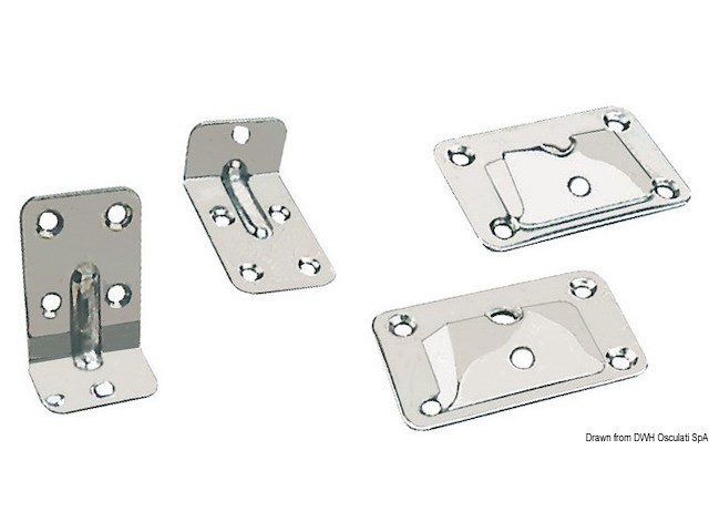 Serie mensole in acciaio inox