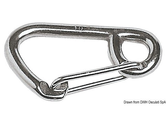 Moschettone grande inox mm 120