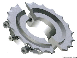 Tagliacime asse Ø44,45 esterno Ø120