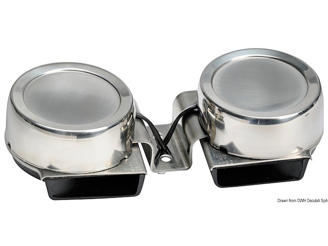 Tromba inox doppia compatta