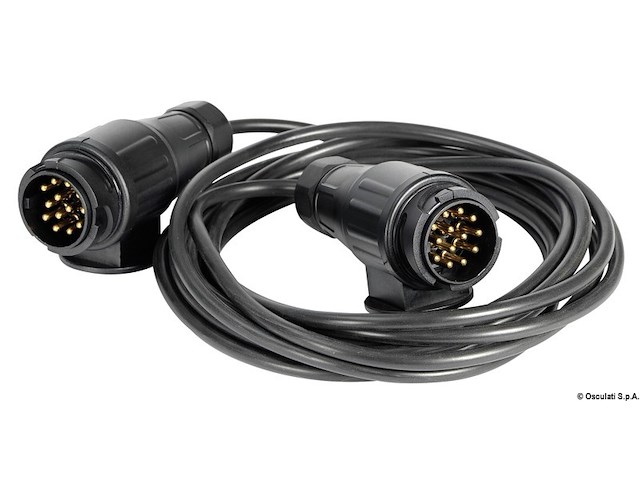 Cavo prolunga rimorchio 2 spine/13 poli 7 m