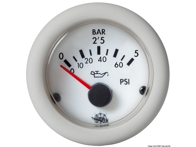 Pressione olio 0-5 bar 24 V