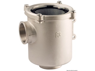 Filtro acqua in bronzo nichelato serie Ionio 2"1/2