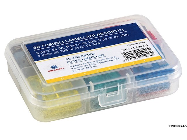 Assortimento fusibili lamellari