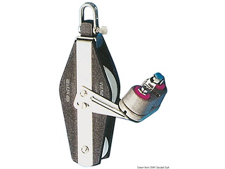 Bozzello Plastinox 2 pulegge violino 12x56 con strozzascotte