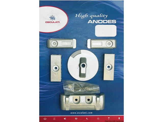 Kit anodi 8 pz Verado 6 zinco