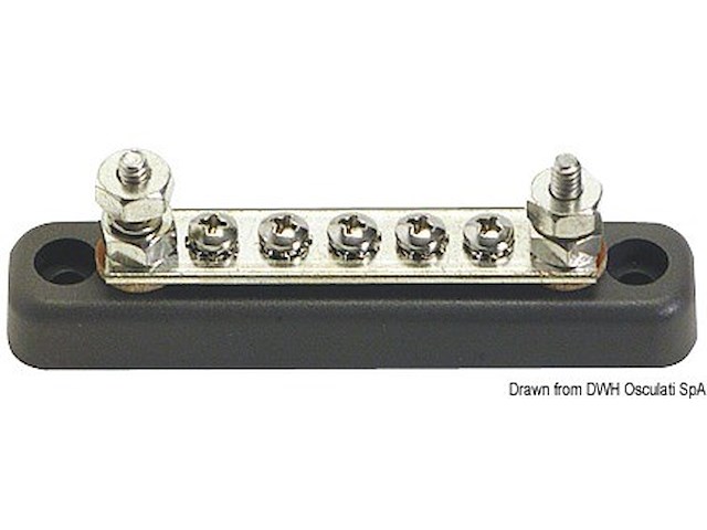 Bus Bar porta terminali 2 x 5 mm