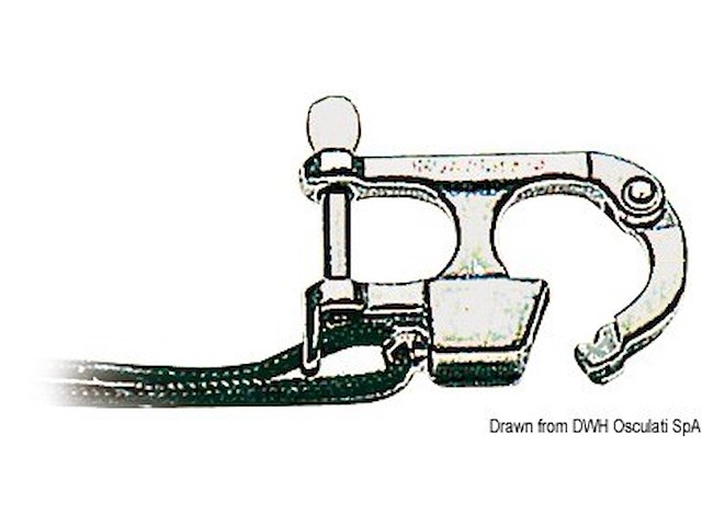 Moschettone per sci nautico 100 mm