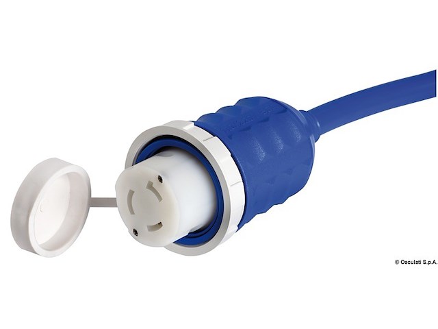 Spina + cavo 15 m blu 50 A