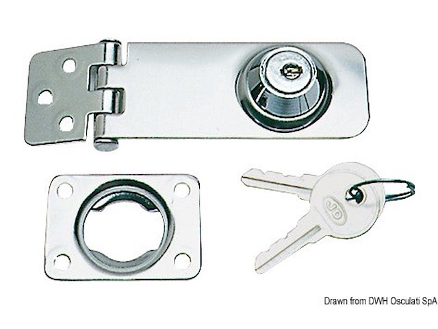 Chiusura inox 105x30