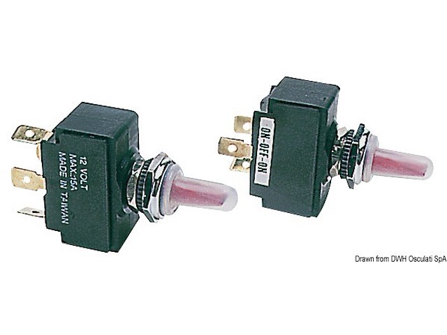 Interruttore levetta ON-OFF-ON