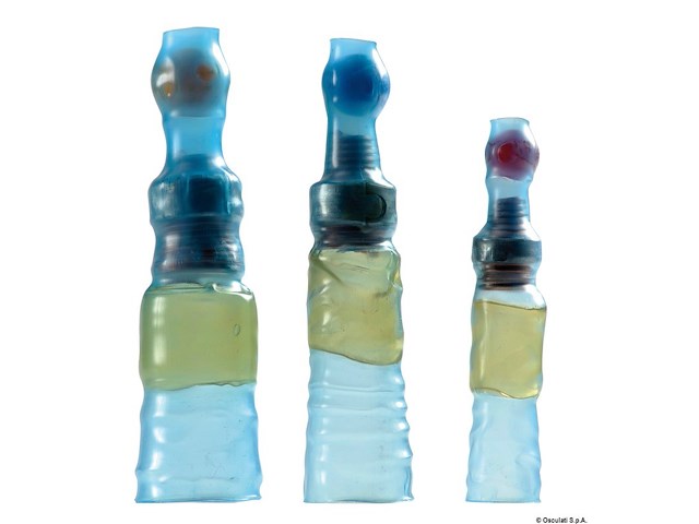 Cappucci terminali blu