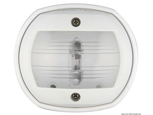 Fanale a led poppa carcassa bianca