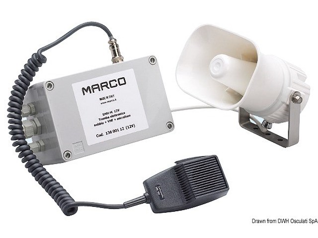 Tromba con fischio 112 dB 24 V