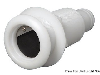 Scarico nylon 2" 1/4 mm 38 con valvola non ritorno